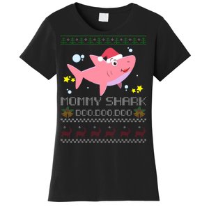 Christmas Mommy Shark Women's T-Shirt