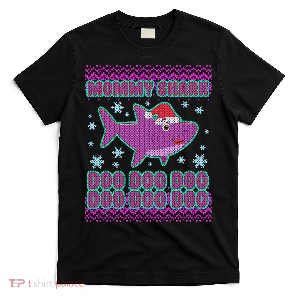 Christmas Mommy Shark Doo Doo Doo T-Shirt