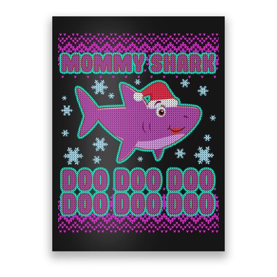 Christmas Mommy Shark Doo Doo Doo Poster