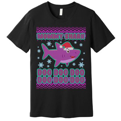 Christmas Mommy Shark Doo Doo Doo Premium T-Shirt