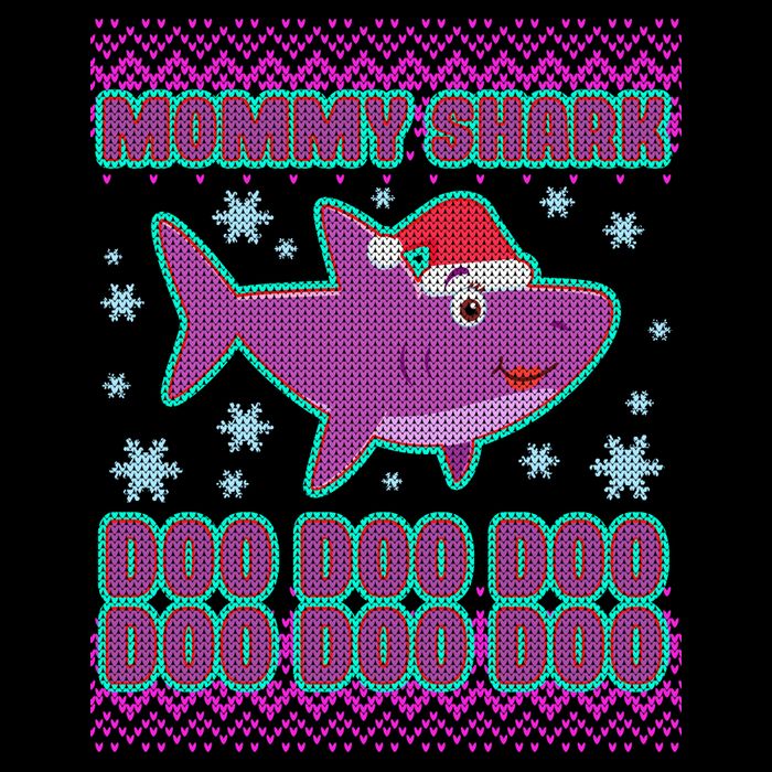 Christmas Mommy Shark Doo Doo Doo Premium T-Shirt