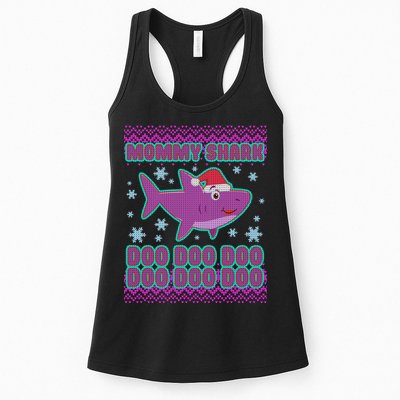 Christmas Mommy Shark Doo Doo Doo Womens Tank Top