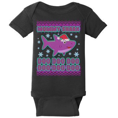 Christmas Mommy Shark Doo Doo Doo Baby Bodysuit