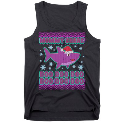 Christmas Mommy Shark Doo Doo Doo Tank Top