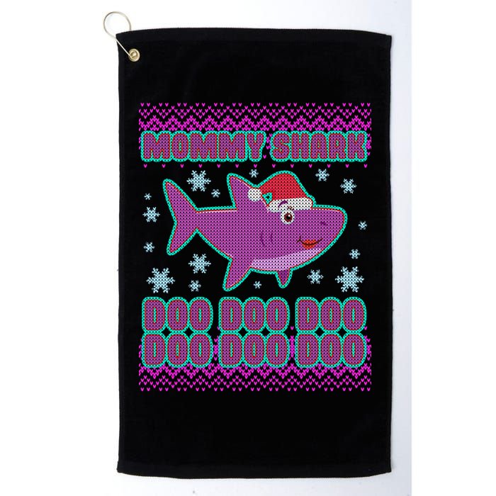 Christmas Mommy Shark Doo Doo Doo Golf Towel