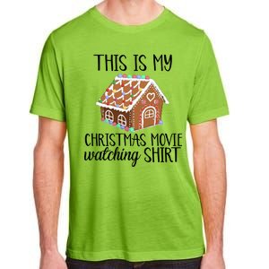 Christmas Movie Watching Adult ChromaSoft Performance T-Shirt