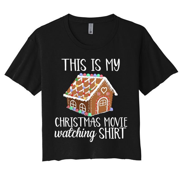 Christmas Movie Watching Crop Top