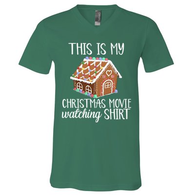 Christmas Movie Watching V-Neck T-Shirt