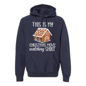 Christmas Movie Watching Premium Hoodie