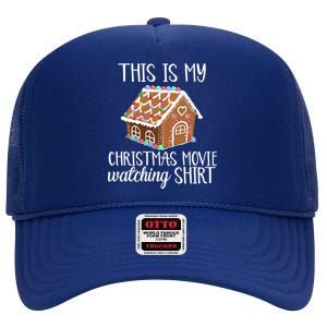 Christmas Movie Watching High Crown Mesh Back Trucker Hat