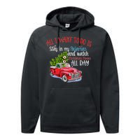 Christmas Movies And Pajamas Performance Fleece Hoodie