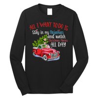 Christmas Movies And Pajamas Long Sleeve Shirt