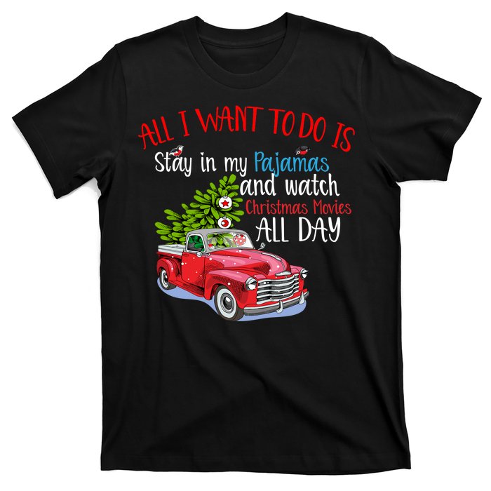 Christmas Movies And Pajamas T-Shirt