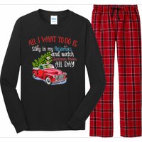 Christmas Movies And Pajamas Long Sleeve Pajama Set