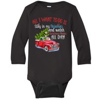 Christmas Movies And Pajamas Baby Long Sleeve Bodysuit