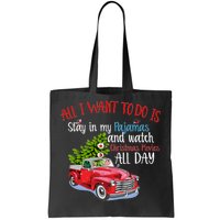 Christmas Movies And Pajamas Tote Bag