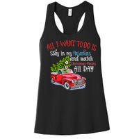 Christmas Movies And Pajamas Women's Racerback Tank