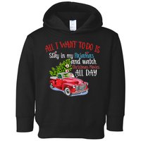 Christmas Movies And Pajamas Toddler Hoodie