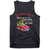 Christmas Movies And Pajamas Tank Top