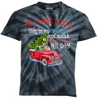 Christmas Movies And Pajamas Kids Tie-Dye T-Shirt