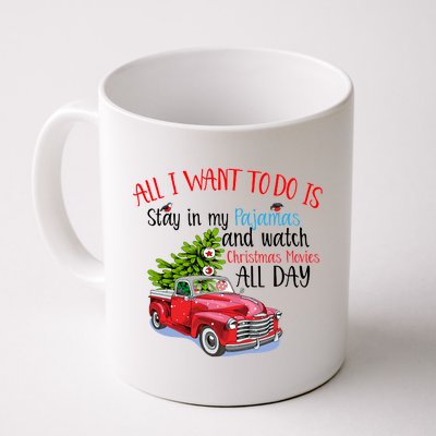 Christmas Movies And Pajamas Coffee Mug