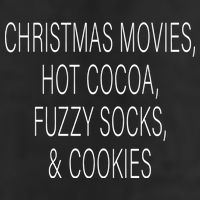 Christmas Movies Hot Cocoa Fuzzy Socks & Cookies 15oz Campfire Ceramic Mug