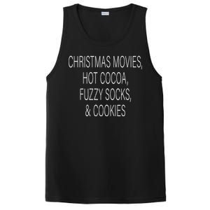 Christmas Movies Hot Cocoa Fuzzy Socks & Cookies PosiCharge Competitor Tank