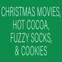Christmas Movies Hot Cocoa Fuzzy Socks & Cookies Kids T-Shirt