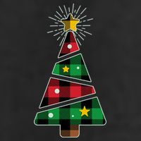 Christmas Multi Plaid Tree Cool Comfort Performance Bucket Hat