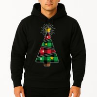 Christmas Multi Plaid Tree Hoodie