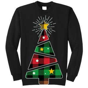 Christmas Multi Plaid Tree Sweatshirt