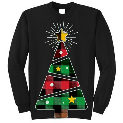 Christmas Multi Plaid Tree Sweatshirt