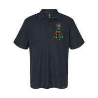 Christmas Multi Plaid Tree Softstyle Adult Sport Polo