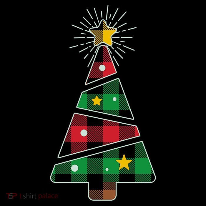 Christmas Multi Plaid Tree Valucap Bio-Washed Visor