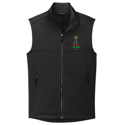 Christmas Multi Plaid Tree Collective Smooth Fleece Vest