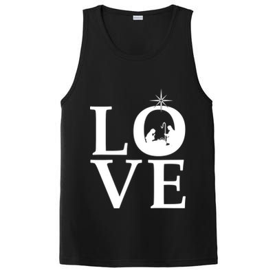 Christmas Nativity LOVE PosiCharge Competitor Tank