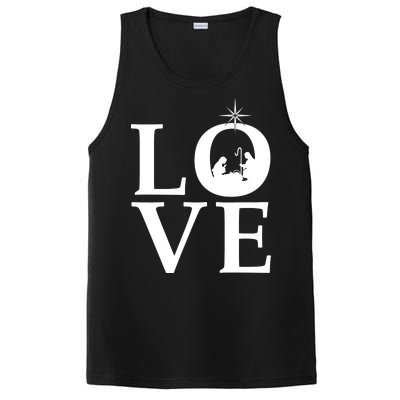 Christmas Nativity LOVE PosiCharge Competitor Tank