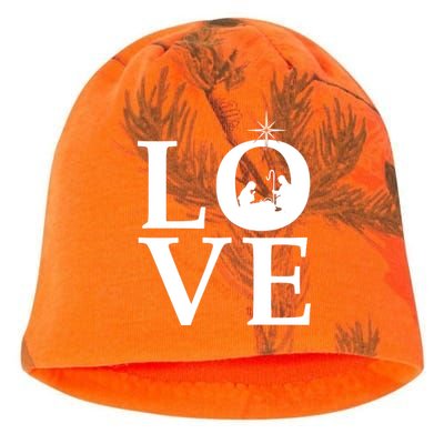 Christmas Nativity LOVE Kati - Camo Knit Beanie