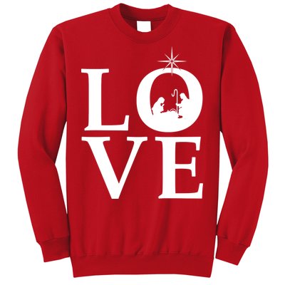 Christmas Nativity LOVE Sweatshirt