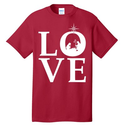 Christmas Nativity LOVE Tall T-Shirt