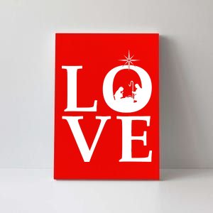 Christmas Nativity LOVE Canvas