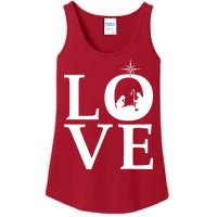 Christmas Nativity LOVE Ladies Essential Tank