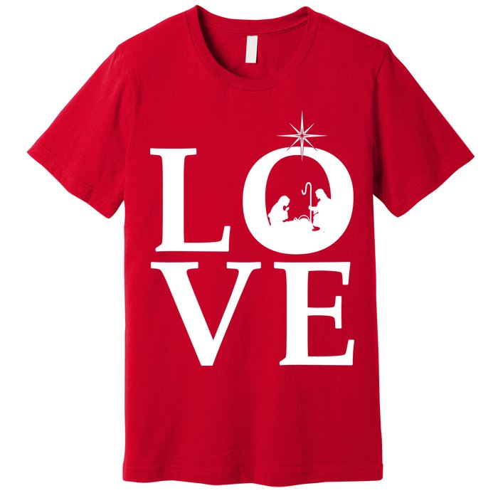 Christmas Nativity LOVE Premium T-Shirt