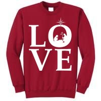 Christmas Nativity LOVE Tall Sweatshirt