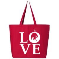 Christmas Nativity LOVE 25L Jumbo Tote