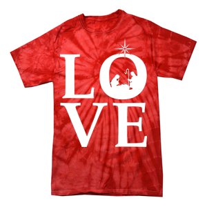 Christmas Nativity LOVE Tie-Dye T-Shirt