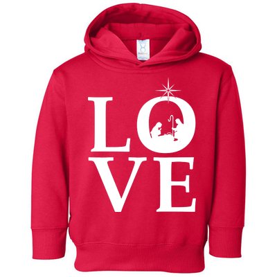 Christmas Nativity LOVE Toddler Hoodie