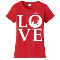 Christmas Nativity LOVE Women's T-Shirt