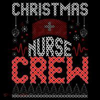 Christmas Nurse Crew Ugly Christmas Sweater RN Performance Shirt