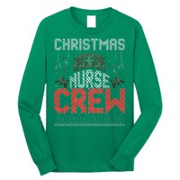 Christmas Nurse Crew Ugly Christmas Sweater RN Long Sleeve Shirt